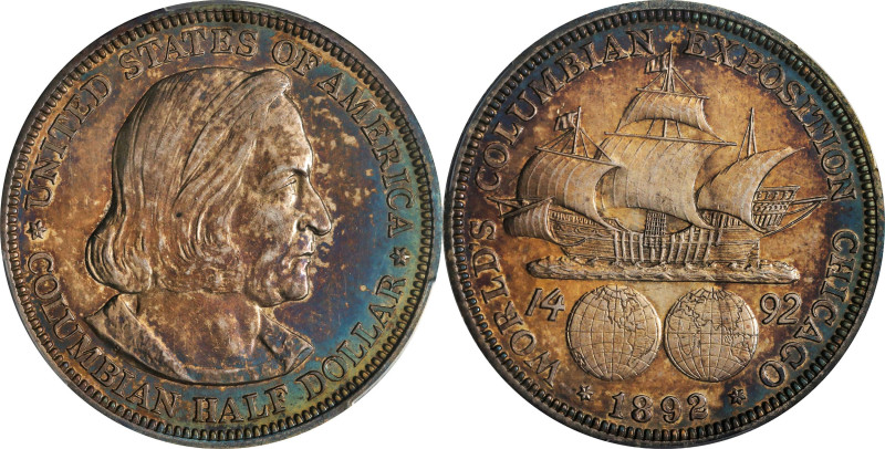 1892 Columbian Exposition. Proof-61 (PCGS).
Handsome quality and eye appeal for...