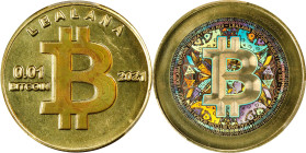 2021 Lealana "Bitcoin Cent" 0.01 Bitcoin. Loaded. Firstbits 1KwafFEY. Serial No. 3. Rainbow Design B. Brass. MS-65 (PCGS).
Loaded with 0.01 BTC. This...
