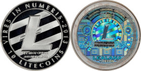 2013 Lealana 10 Litecoin. Loaded. Firstbits LTCXgtPh. Serial No. 53. Black Address. Silver. MS-67 (ANACS).
Loaded with 10 LTC. A deceptively scarce v...