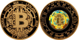 Unfunded 2022 Lealana "Bitcoin Dime" 0.1 Bitcoin. Buyer-Funded. Firstbits 1N5vLPHb. Serial No. 17. Gold Plated Finish. 1oz .999 Fine Silver. Proof-69 ...