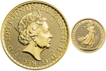 2023 Royal Succession Gold 1 Ounce Britannia, #3 to Last Coin Struck Under Queen Elizabeth II. Assay Master Signature Label. MS-70 (NGC).
#3 to Last ...