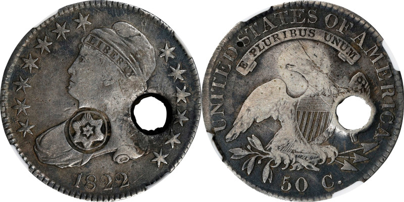 COSTA RICA. Costa Rica - United States of America. "Carrillo" 4 Reales, ND (1841...