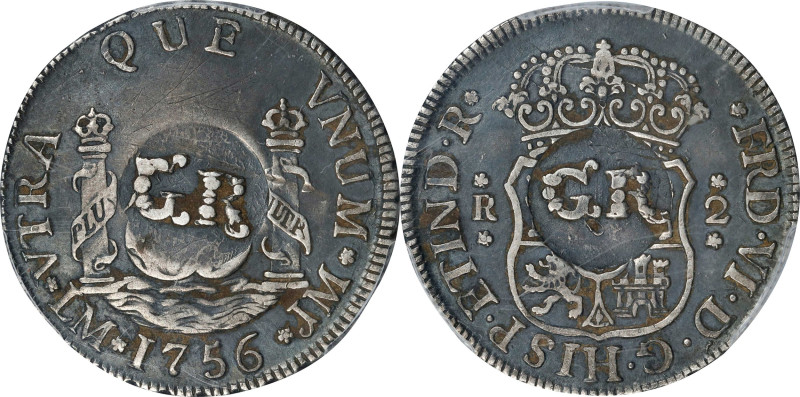 JAMAICA. Jamaica - Peru. 1 Shilling 8 Pence (2 Reales - Quarter Dollar), ND (175...