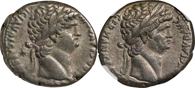 NERO, A.D. 54-68. Syria, Seleucis & Pieria, Antioch. AR Tetradrachm, ca. A.D. 63...