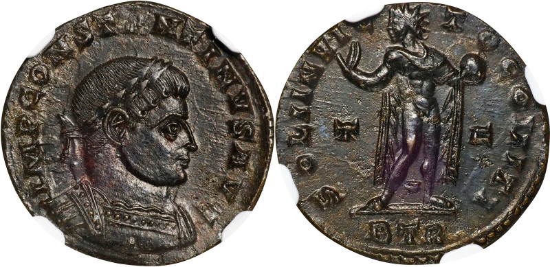 CONSTANTINE I, A.D. 307-337. BI Reduced Nummus (2.87 gms), Trier Mint, A.D. 317....