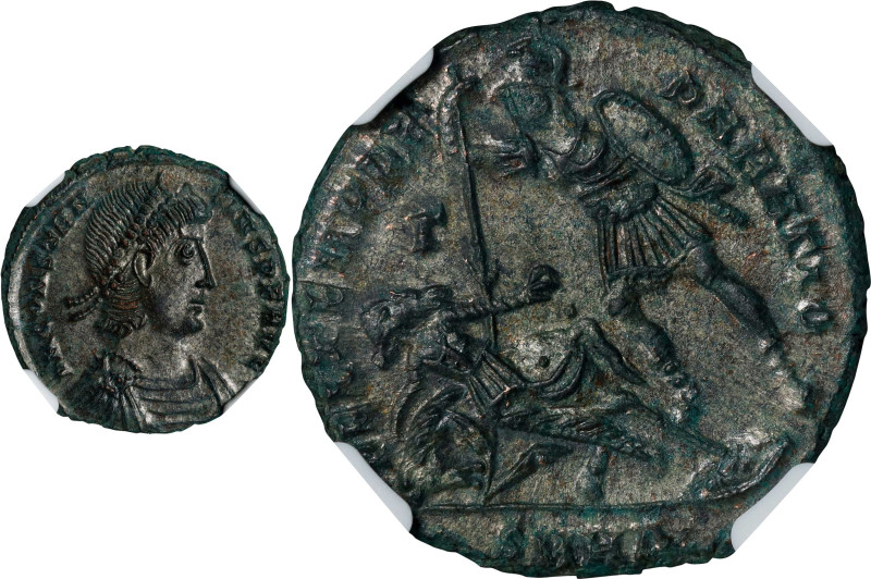 CONSTANTIUS II, A.D. 337-361. AE Centenionalis (7.02 gms), Heraclea Mint, 4th Of...