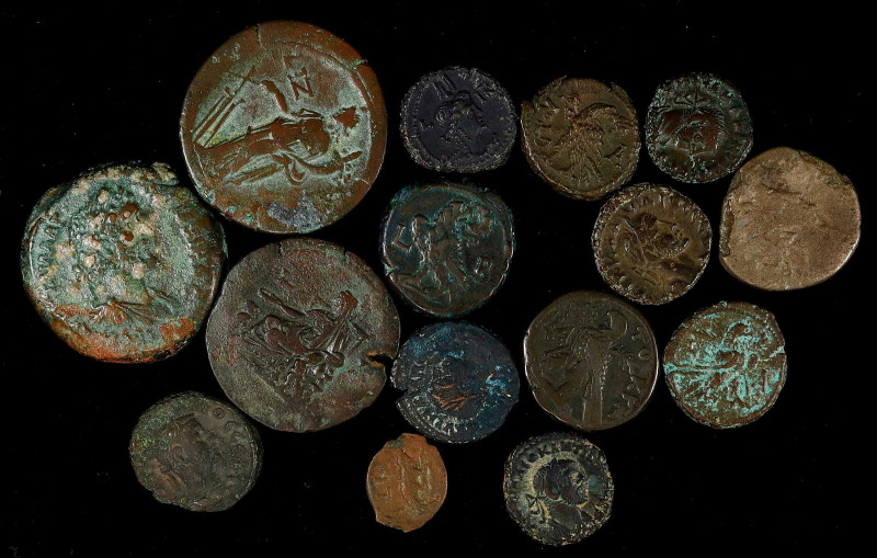 MIXED LOTS. Egypt, Alexandria. Group of Roman Provincial Issues (15 Pieces), ca....