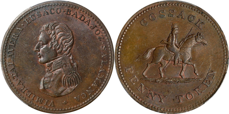 CANADA. Lower Canada. Copper Penny Token, ND (1813). PCGS MS-62 Brown.
WE-13; B...