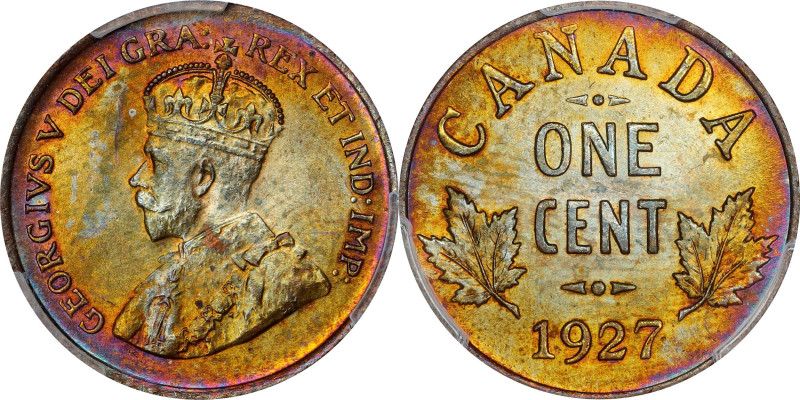 CANADA. Cent, 1927. Ottawa Mint. George V. PCGS MS-64 Brown.
KM-28.

Estimate...