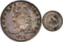 1835 Capped Bust Dime. EF Details--Cleaned (PCGS).
PCGS# 4527. NGC ID: 237F.

Estimate: $120