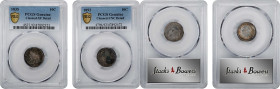 Lot of (2) Capped Bust and Barber Dimes. Cleaned (PCGS).
Included are: 1835 Capped Bust, EF Details; and 1892 Barber, Unc Details.

Estimate: $180