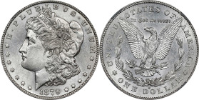 1879-S Morgan Silver Dollar. VAM-39. Top 100 Variety. Reverse of 1878. MS-62 (NGC).
PCGS# 133862. NGC ID: 253W.
From the RK Wingo Collection.

Est...