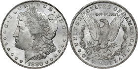 1880-CC Morgan Silver Dollar. MS-65+ (PCGS).
PCGS# 7100. NGC ID: 2542.

Estimate: $1000