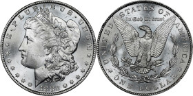 1882-CC GSA Morgan Silver Dollar. MS-63 (NGC).
The original box, card and outer mailing box are included, the final-listed addressed with postmark da...