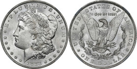 1883-CC Morgan Silver Dollar. MS-63 (NGC).
PCGS# 7144. NGC ID: 254H.

Estimate: $275