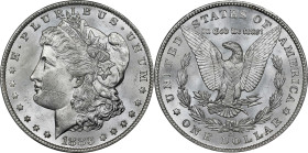 1883-CC Morgan Silver Dollar. MS-62 (PCGS).
PCGS# 7144. NGC ID: 254H.
Ex GSA.

Estimate: $275