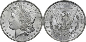 1884-CC Morgan Silver Dollar. MS-63 (PCGS).
PCGS# 7152. NGC ID: 254M.
Ex GSA.

Estimate: $275