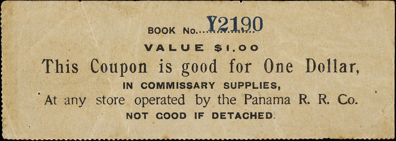 PANAMA. Panama Railroad Company. 1 Dollar, ND. P-Unlisted. Fine.
Panama railroa...