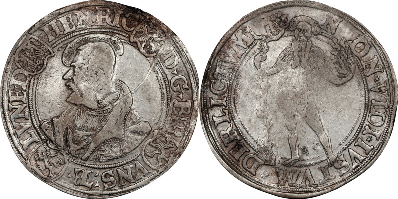 GERMANY. Brunswick-Luneburg: Wolfenbuttel. Taler, "39" (1539). Riechenberg Mint....