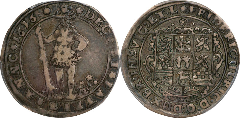 GERMANY. Brunswick-Luneburg: Brunswick. 1/4 Taler, 1616. Zellerfeld or Goslar Mi...