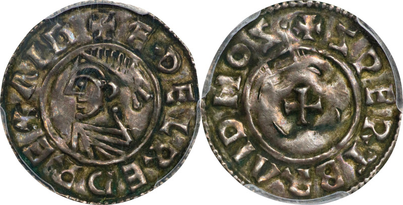 GREAT BRITAIN. Anglo-Saxon. Kings of All England. Penny, ND (978-1016). Stamford...