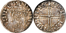 GREAT BRITAIN. Anglo-Saxon. Kings of All England. Penny, ND (1042-66). Lewes Mint. Edward the Confessor. NGC AU-58.
S-1182; N-828. Hammer Cross type....