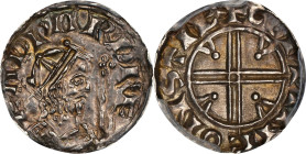 GREAT BRITAIN. Anglo-Saxon. Kings of All England. Penny, ND (1065-66). Stamford Mint; Godwine, moneyer. Edward the Confessor. PCGS MS-62.
S-1184; N-8...