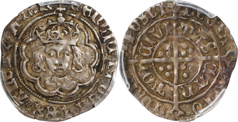 GREAT BRITAIN. 2 Pence (1/2 Groat), ND (1485-1509). Canterbury Mint. Henry VII. ...