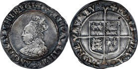 GREAT BRITAIN. Shilling, ND (1560-61). London Mint; mm: Cross-Crosslet. Elizabeth I. PCGS Genuine--Cleaned, EF Details.
S-2555; N-1985.
From the Col...