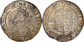 GREAT BRITAIN. Shilling, ND (1560-61). London Mint; mm: Cross-Crosslet. Elizabeth I. PCGS Genuine--Cleaned, AU Details.
S-2555A; N-1985.

Estimate:...