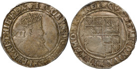 GREAT BRITAIN. Shilling, ND (1606-07). London Mint; mm: Escallop. Elizabeth I. PCGS VF-25.
S-2655; KM-27; N-2100.

Estimate: $150.00- $300.00