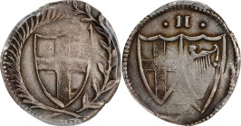 GREAT BRITAIN. Commonwealth. 2 Pence (1/2 Groat), ND (1649-60). London Mint. PCGS EF-40.
S-3221; KM-388.

Estimate: $200.00- $400.00