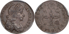 GREAT BRITAIN. 4 Pence, 1680. London Mint. Charles II. PCGS AU-55.
S-3384; KM-434.

Estimate: $60.00- $100.00