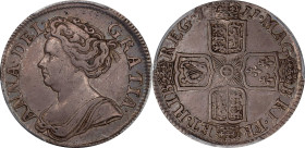 GREAT BRITAIN. Shilling, 1711. London Mint. Anne. PCGS EF-45.
S-3618; KM-533.2. 4th bust, no roses in angles.

Estimate: $200