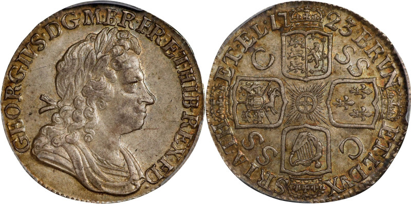 GREAT BRITAIN. Shilling, 1723. London Mint. George I. PCGS MS-62.
S-3647; KM-53...