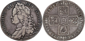 GREAT BRITAIN. Crown, 1746-LIMA Year DECIMO NONO. London Mint. George II. PCGS VF-35.
S-3689; KM-585.3.

Estimate: $750