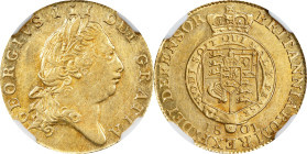 GREAT BRITAIN. 1/2 Guinea, 1801. London Mint. George III. NGC AU-55.
S-3736; Fr-363; KM-649.

Estimate: $500.00- $750.00