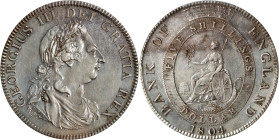 GREAT BRITAIN. Bank Dollar (5 Shillings), 1804. Birmingham (Soho) Mint. George III. PCGS Genuine--Cleaned, AU Details.
S-3768; KM-Tn1; Esc-1931.
Fro...