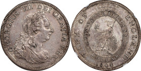 GREAT BRITAIN. Bank Dollar (5 Shillings), 1804. Birmingham (Soho) Mint. George III. NGC EF-45.
S-3768; KM-Tn1; ESC-144.

Estimate: $300.00- $500.00