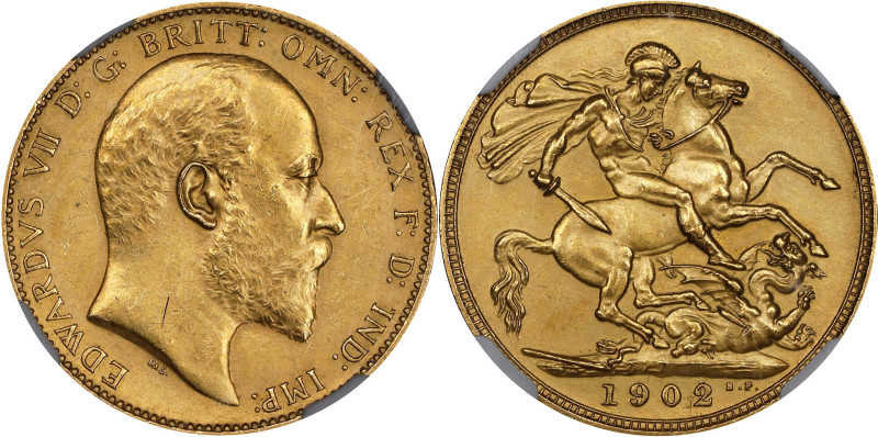 GREAT BRITAIN. Sovereign, 1902. London Mint. Edward VII. NGC PROOF-60 MATTE.
S-...