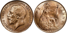 GREAT BRITAIN. Penny, 1921. London Mint. George V. PCGS MS-65 Red.
S-4051; KM-810.

Estimate: $100.00- $200.00