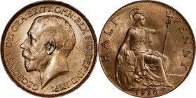 GREAT BRITAIN. 1/2 Penny, 1920. London Mint. George V. PCGS MS-65 Red.
S-4056; KM-809.

Estimate: $100.00- $200.00