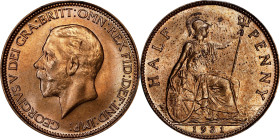 GREAT BRITAIN. 1/2 Penny, 1931. London Mint. George V. PCGS MS-64 Red.
S-4058; KM-837.

Estimate: $75.00- $150.00