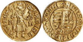 HUNGARY. Goldgulden, ND (1387-1437). Sigismund. ANACS EF-45.
Fr-6; Pohl-D-2-35.
From the Augustana Collection.

Estimate: $400.00- $600.00