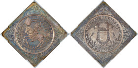 HUNGARY. 5 Pengo Klippe Restrike, "1929"-BP UP. PCGS PROOF-65.
KM-X-PN12.2.
From an Old Brooklyn Collection.

Estimate: $250