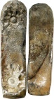 INDIA. Gandhara. Pushkalavati and Taxila. AR Punchmarked "Bent Bar", ca. 5th to 4th Century B.C. VERY FINE.
HGC-12, 759.

Estimate: $75.00- $150.00