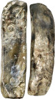 INDIA. Gandhara. Pushkalavati and Taxila. AR Punchmarked "Bent Bar", ca. 5th to 4th Century B.C. VERY FINE.
HGC-12, 759.

Estimate: $75.00- $150.00