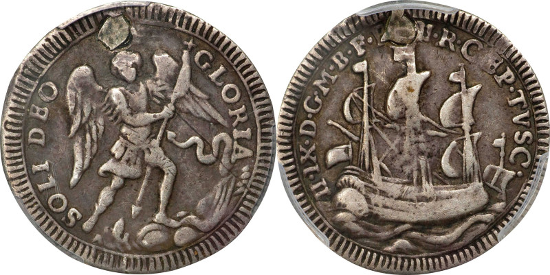 SCOTLAND. Henry IX Touch Piece Silver Medal, ND (ca. 1725-1807). PCGS Genuine--P...