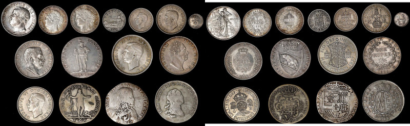 MIXED LOTS. Western Europe. Group of Minors (15 Pieces), 1676-1937. Grade Range:...