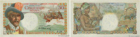 Country : FRENCH EQUATORIAL AFRICA 
Face Value : 50 Francs Belain d'Esnambuc 
Date : (1946) 
Period/Province/Bank : Caisse Centrale de la France d'Out...